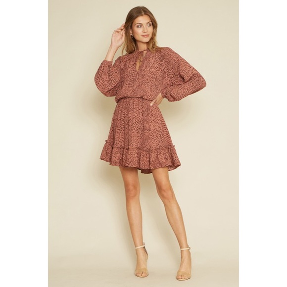 SPOTTED IN A CROWD RUFFLE DRESS - Picture 4 of 6